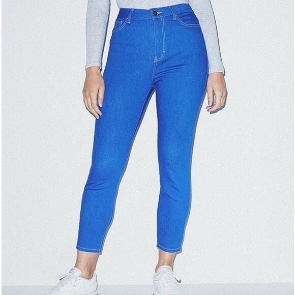 American Apparel The Crop Pencil Jean 24 - Picture 1 of 7